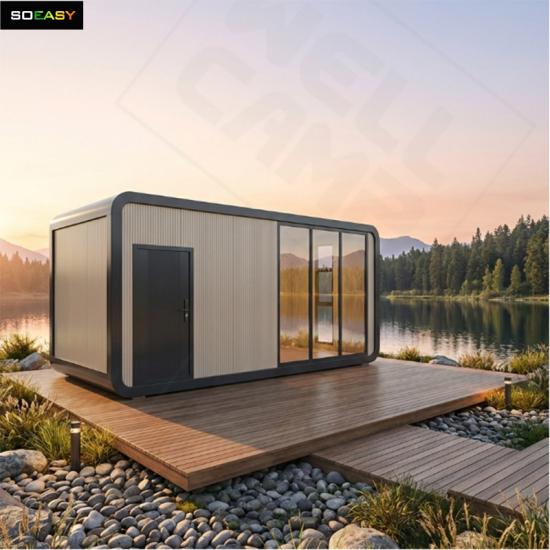 बिक्री के लिए Apple Cabin Luxury Prefab Modular House for Coastal Resort Living